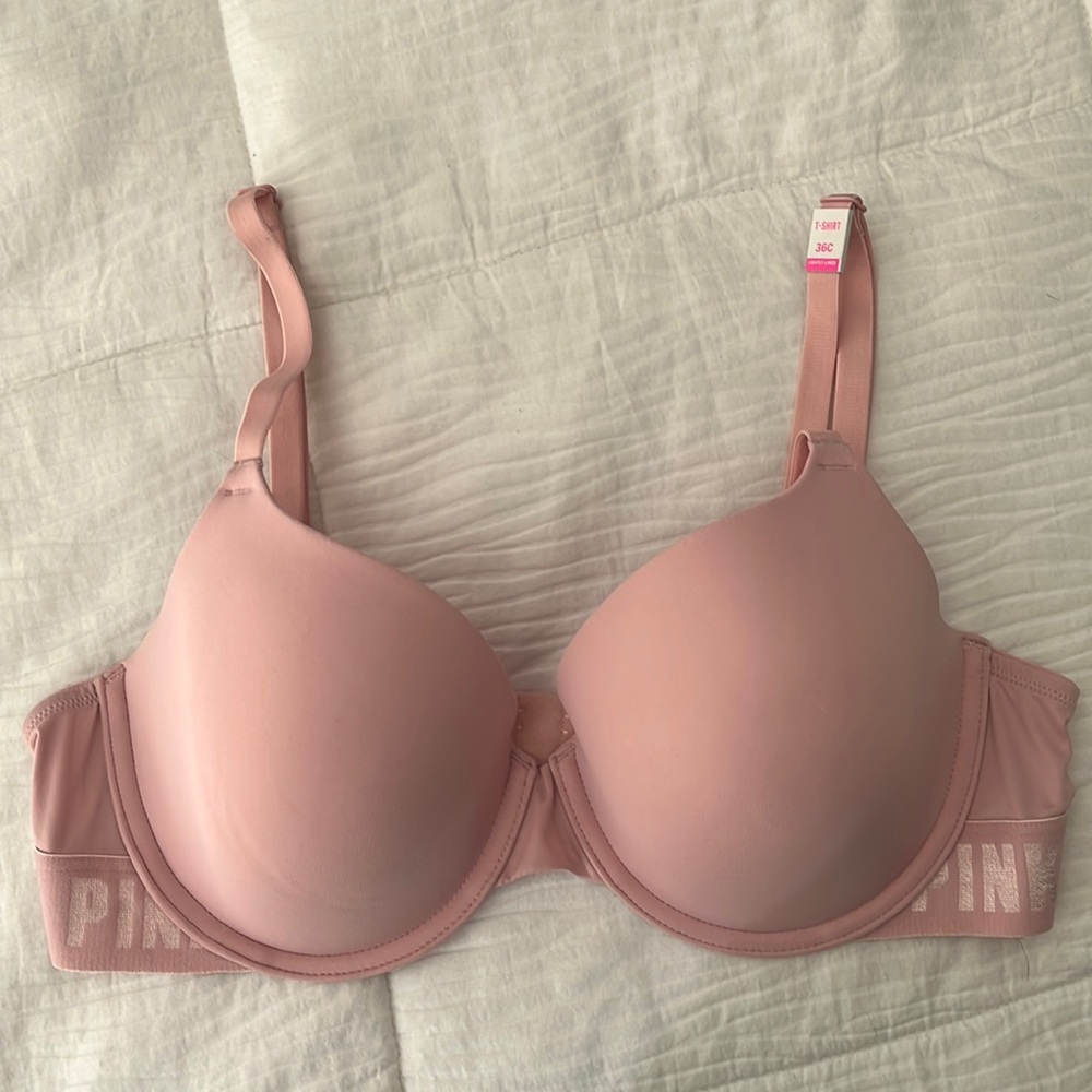 Beautiful PINK by VS lightly lined bra